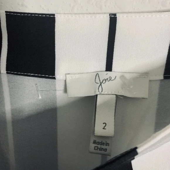 Joie Esha Mixed Stripe Midi Handkerchief Skirt - Picture 4 of 5